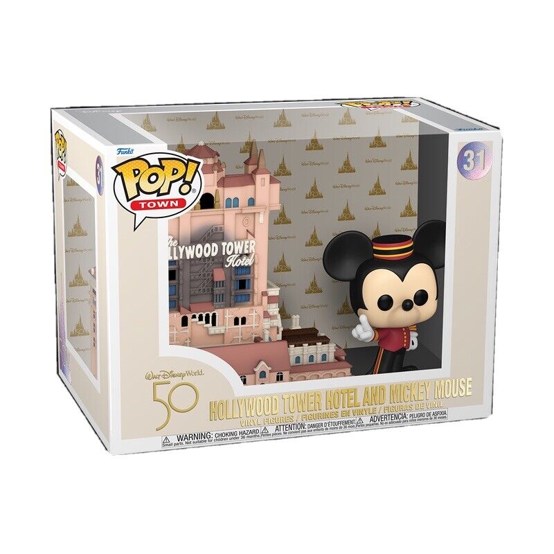 Hollywood Tower of Terror with Mickey 31 - Walt Disney World 50th Anniversary - Funko Pop! Town