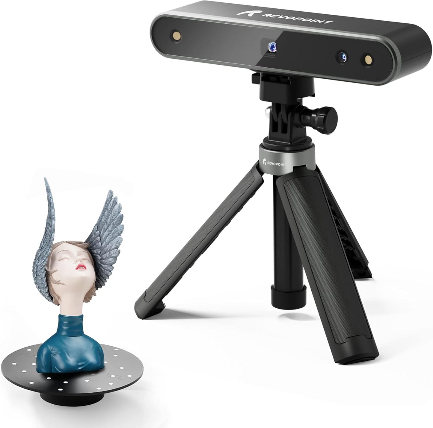 Revopoint 3D Scanner 0.05mm Precision 10 FPS Scan Speed Portable 3D Scanner for 3D Printing - POP2 Premium