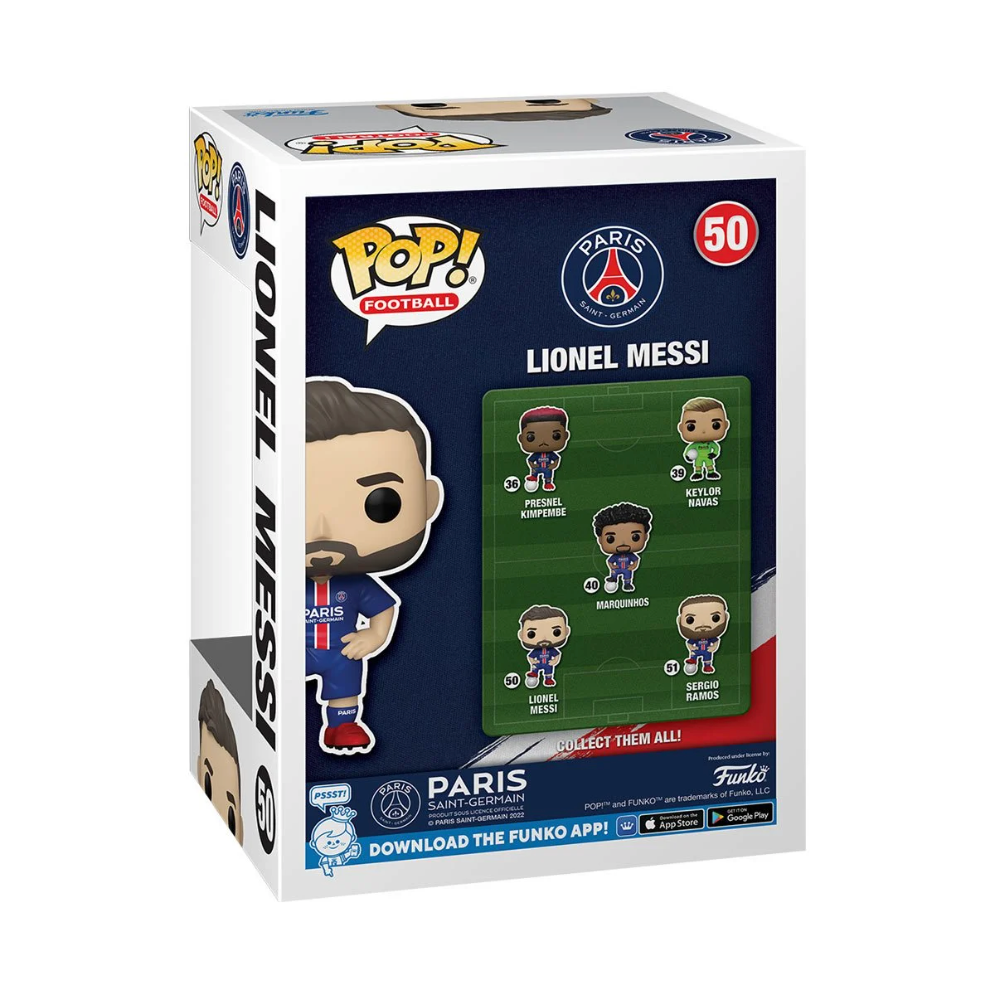 Lionel Messi 50 - Paris Saint Germain - Funko Pop Football