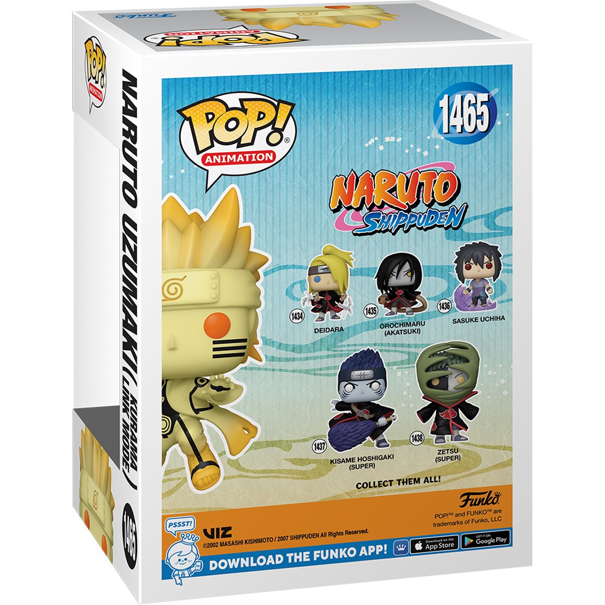 Naruto Uzumaki (Kurama Link Mode) 1465 - AAA Anime Exclusive - Naruto Shippuden - Funko Pop