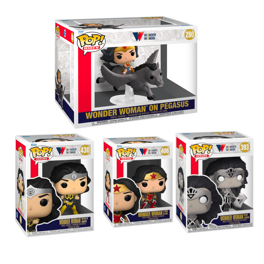 Wonder Woman 4 Pop Bundle DEAL - Funko Pop