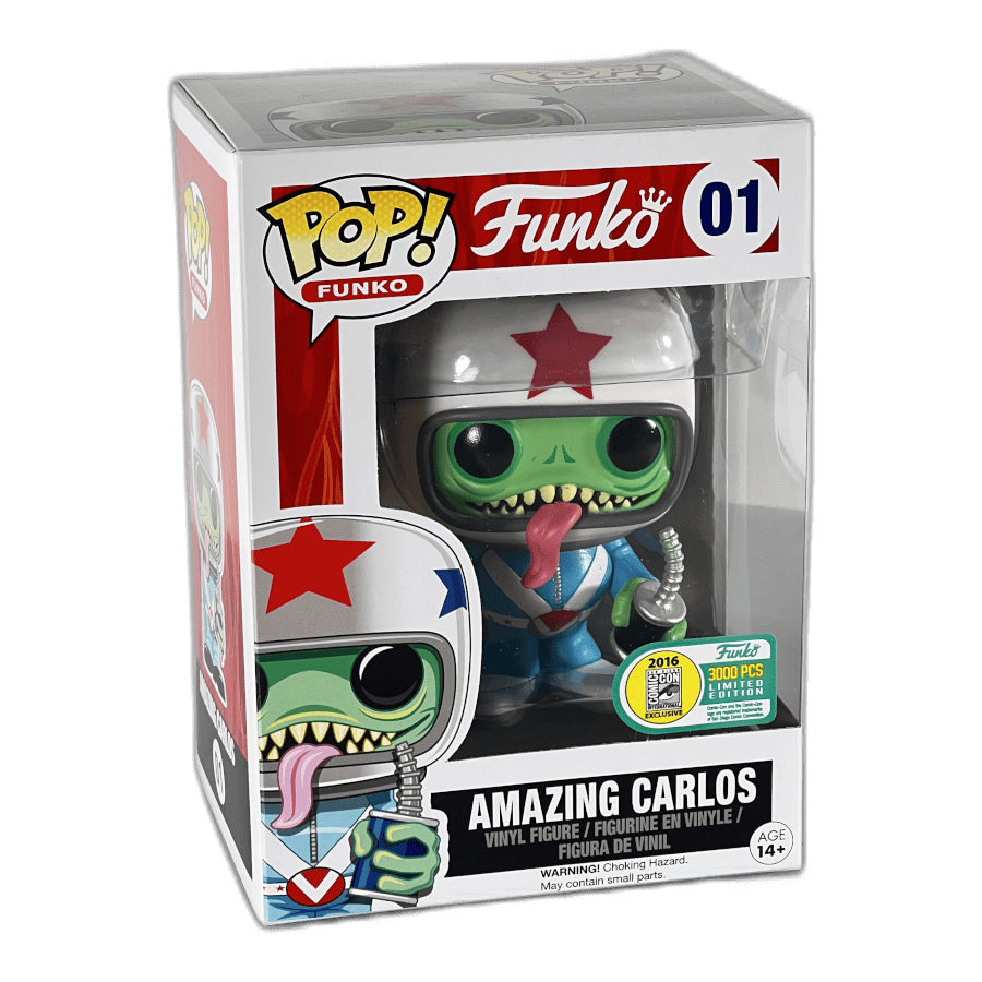 Amazing Carlos 01 - Blue Suit (Limited Edition) - 2016 Comic Con Convention - Funko Pop