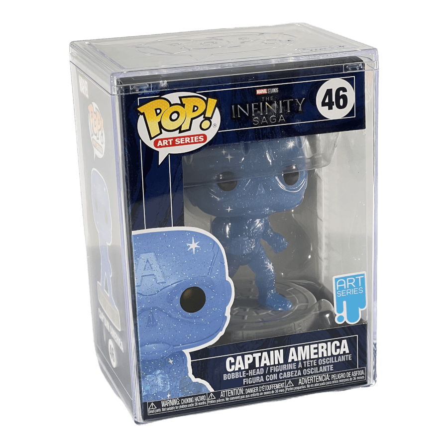 Captain America (Blue) (Art Series) 46 - Infinity Wars - Funko Pop