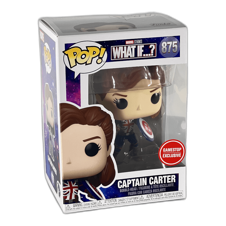Captain Carter 875 - What If Marvel - GameStop Exclusive - Funko Pop