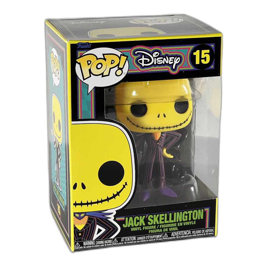 Jack Skellington 15 (Black Light) - Disney - Funko Pop