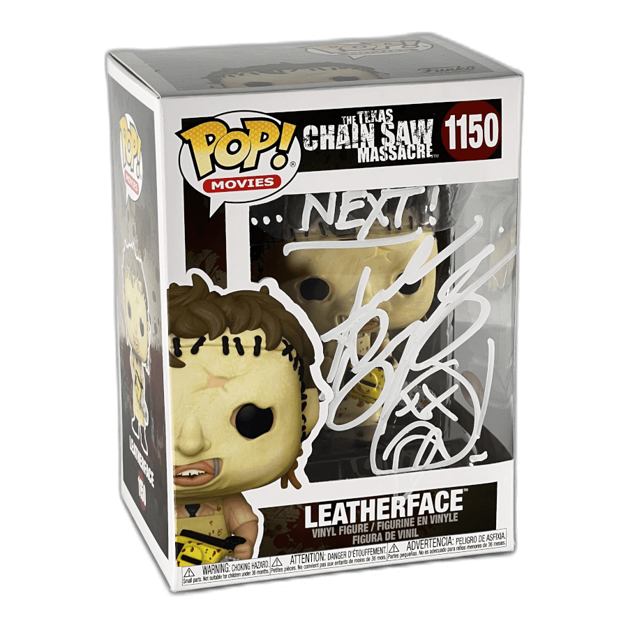 Leatherface 1150 - Signed by Andrew Bryniarski Certified! - Texas Chain Saw Massacre - Funko Pop
