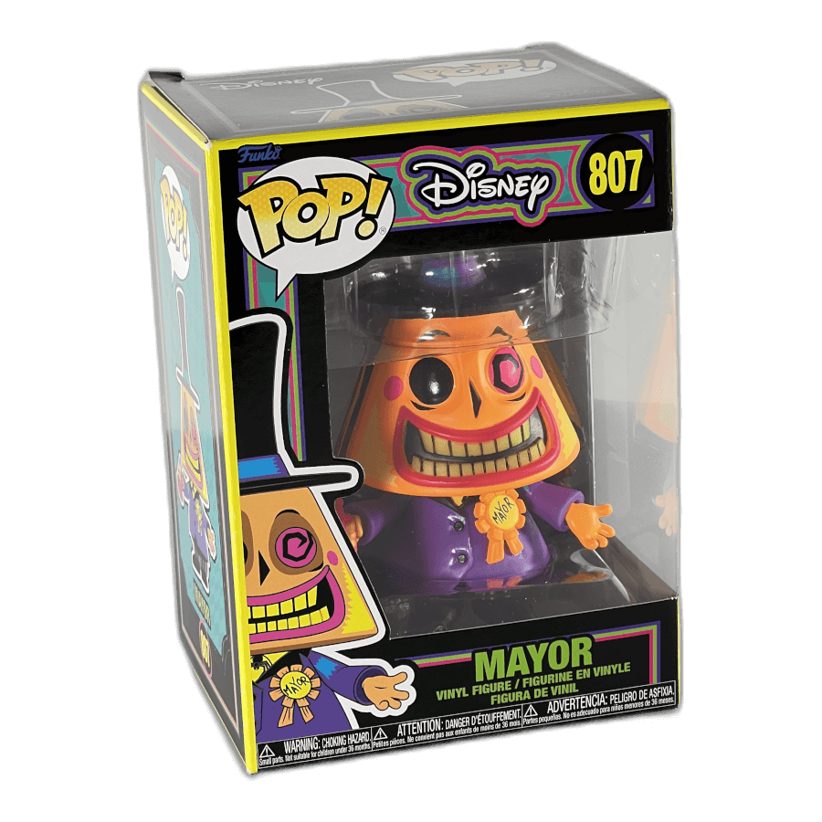 Mayor (Black Light) 807 - Disney - Funko Pop