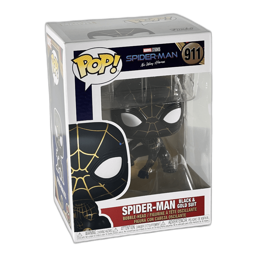 Spider-Man Black & Gold Suit 911 - Spiderman - Funko Pop