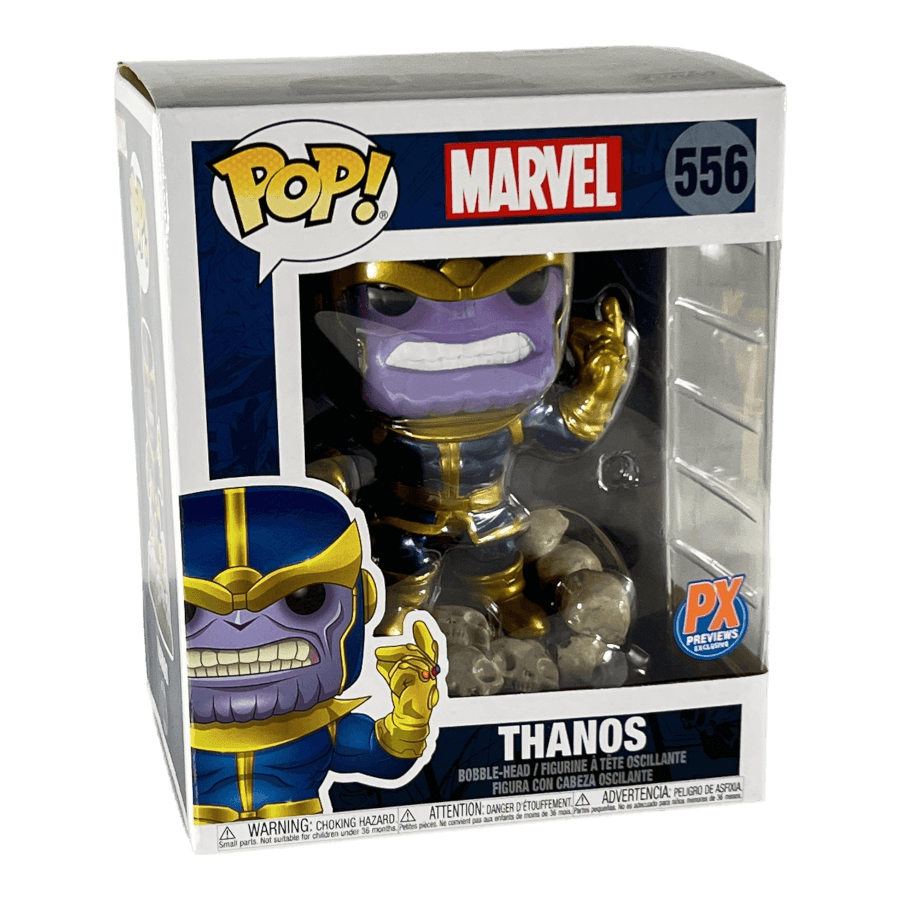 Thanos 556 - Metallic 6 inch - Marvel - Funko Pop Deluxe