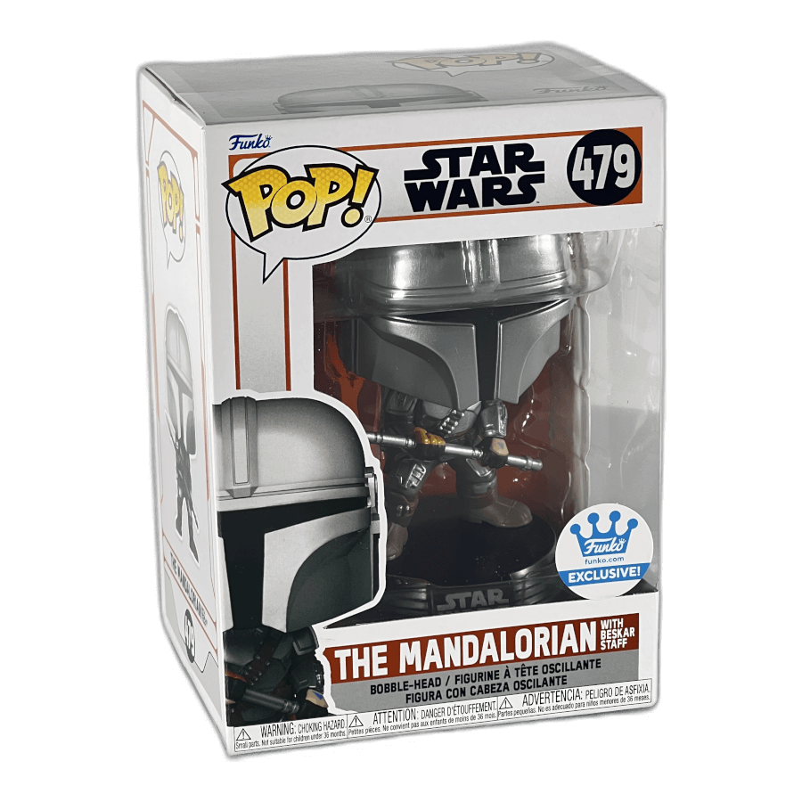 The Mandalorian with Beskar Staff 479 - Star Wars - Funko Pop