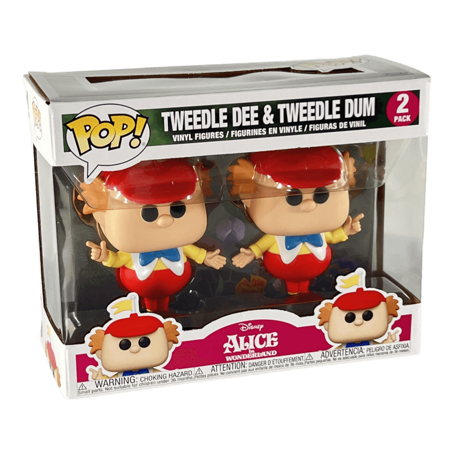 Tweedle Dee & Tweedle Dum - 2 pack - Alice in Wonderland - Funko Pop