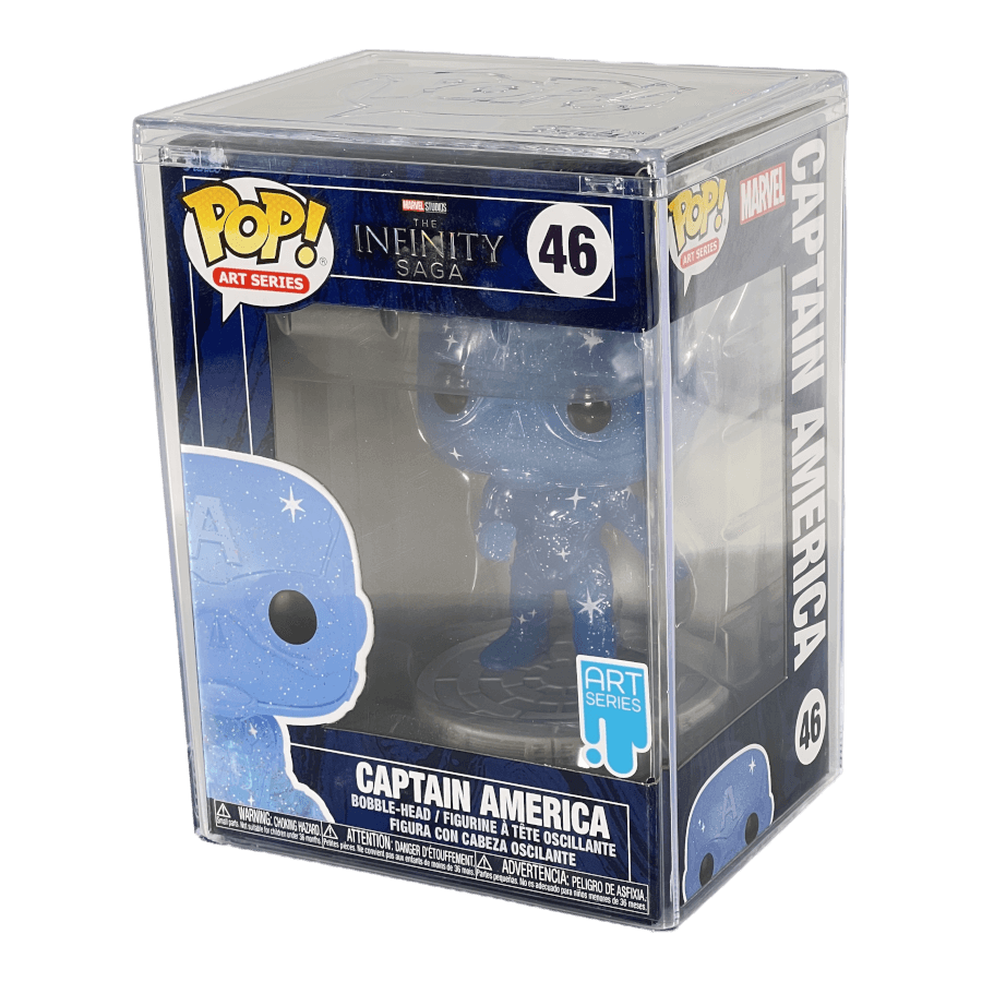 Captain America (Blue) (Art Series) 46 - Infinity Wars - Funko Pop