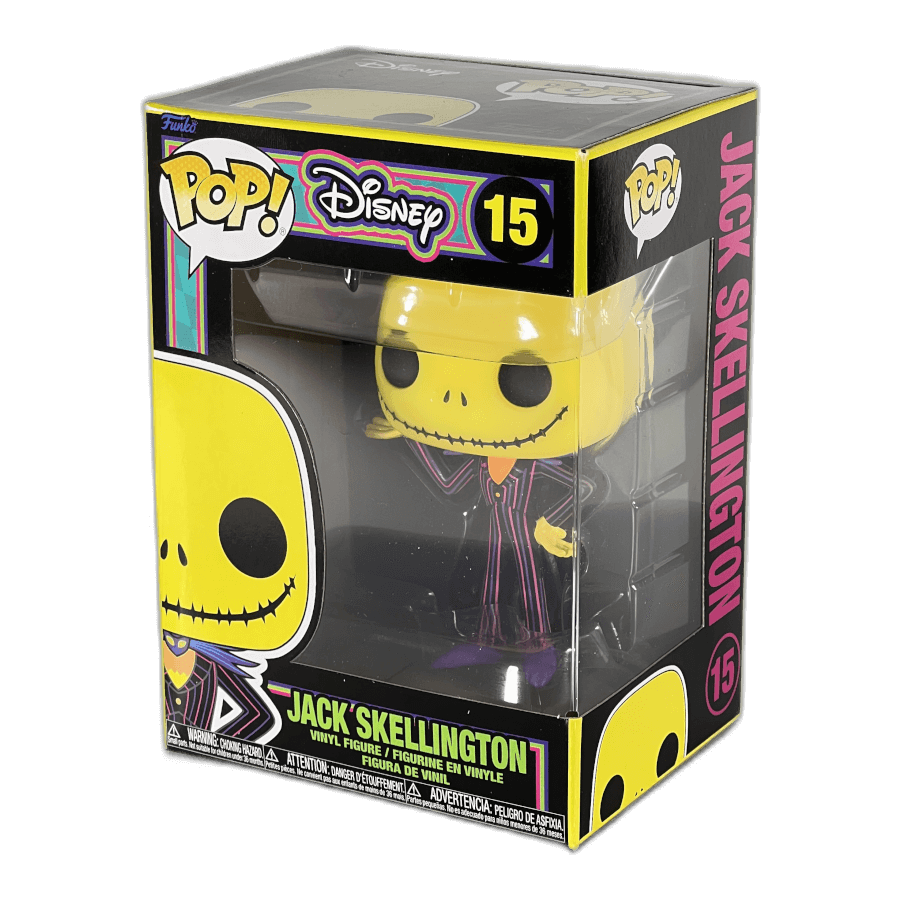 Jack Skellington 15 (Black Light) - Disney - Funko Pop