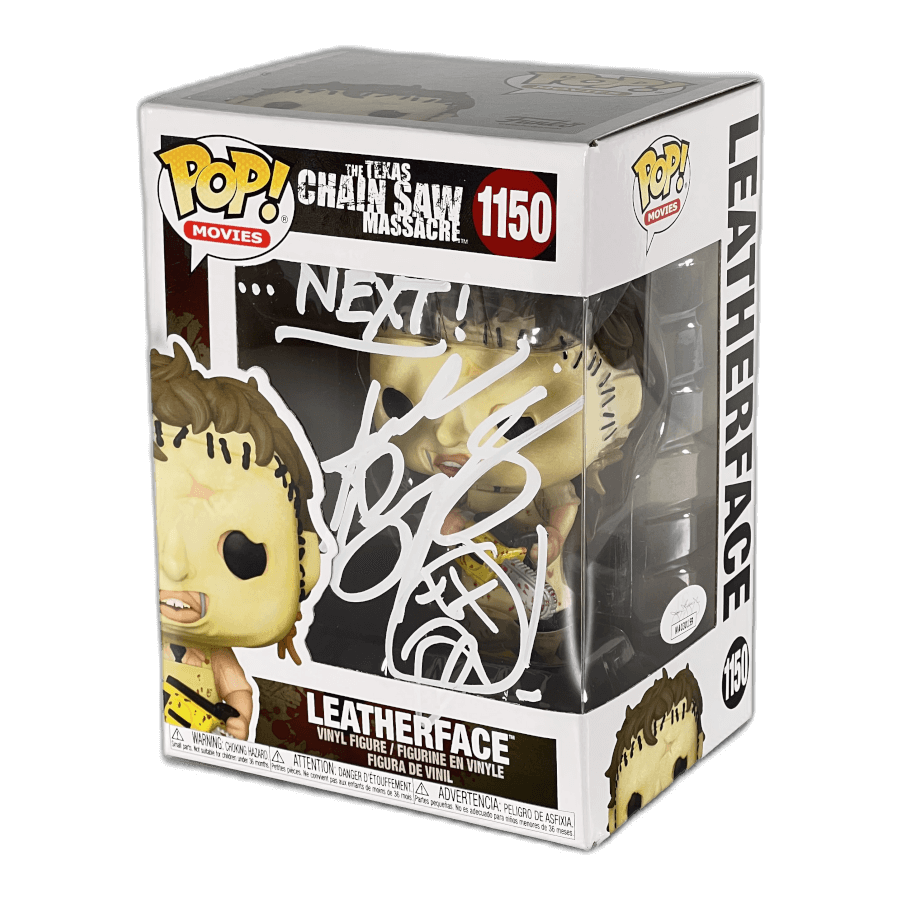 Leatherface 1150 - Signed by Andrew Bryniarski Certified! - Texas Chain Saw Massacre - Funko Pop