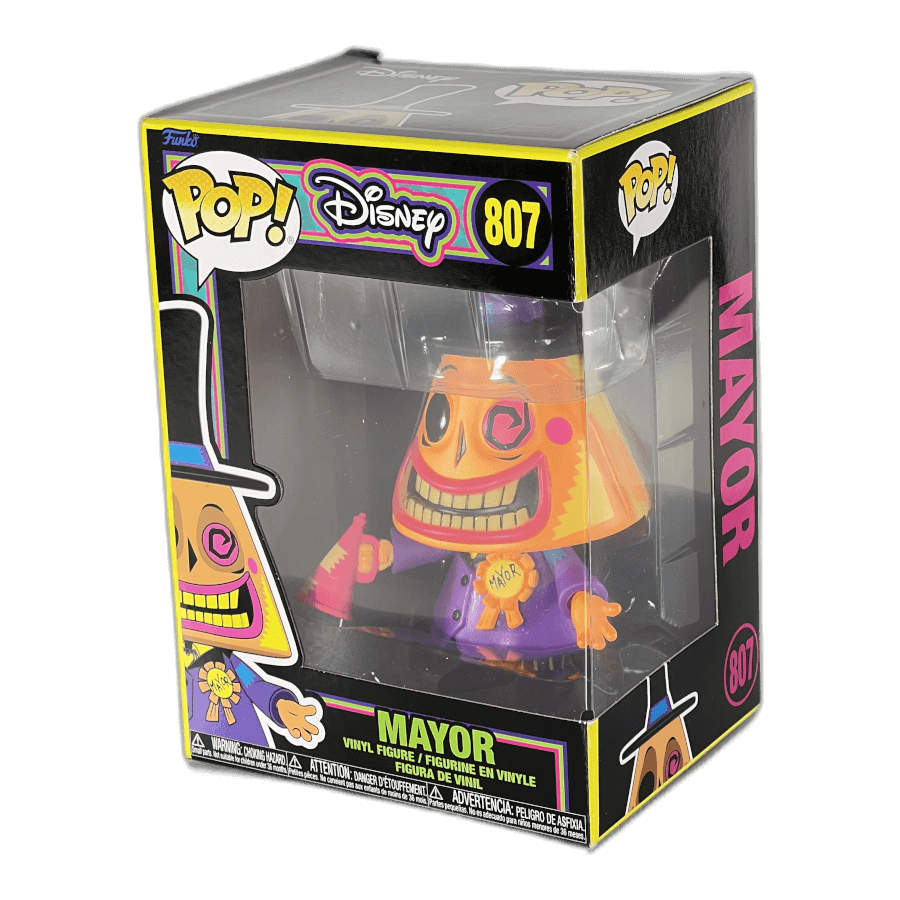 Mayor (Black Light) 807 - Disney - Funko Pop