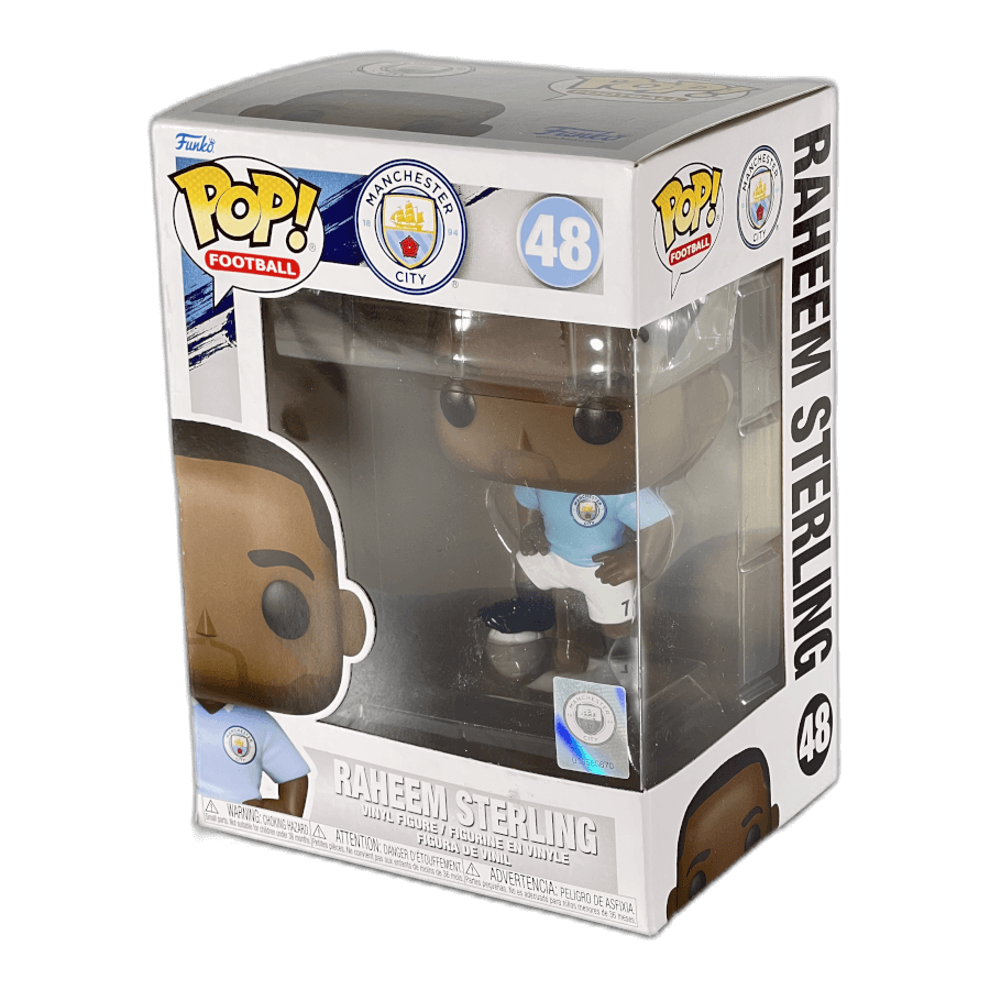 Raheem Sterling 48 - Manchester City Football - Funko Pop