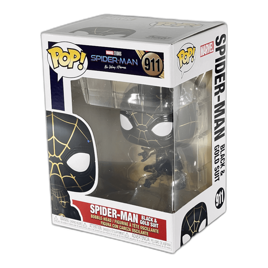 Spider-Man Black & Gold Suit 911 - Spiderman - Funko Pop