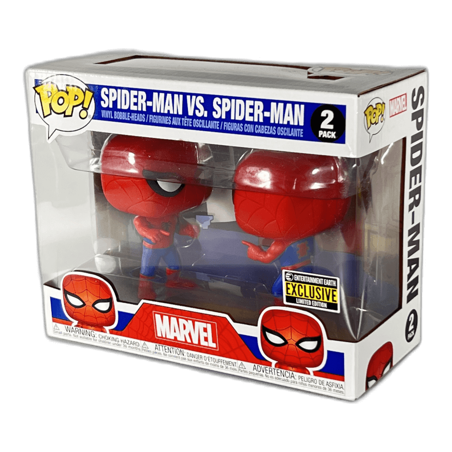 Spider-Man vs. Spider-Man Funny Meme - 2 Pack - Marvel - Funko Pop