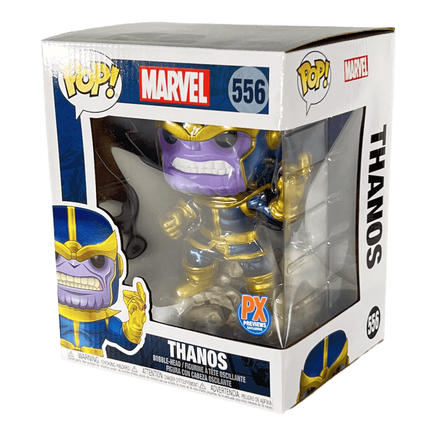 Thanos 556 - Metallic 6 inch - Marvel - Funko Pop Deluxe