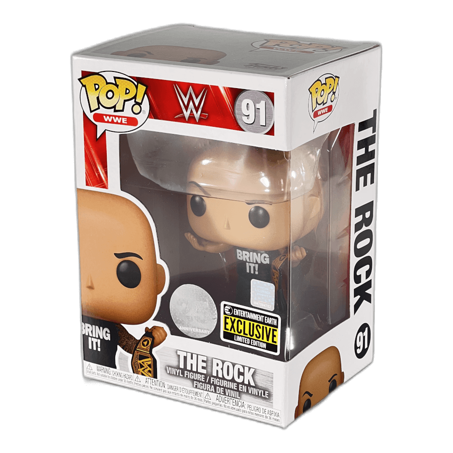 The Rock 91 (25 Anniversary) EE Exclusive - WWE - Funko Pop