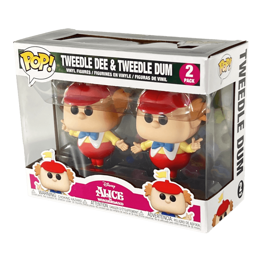 Tweedle Dee & Tweedle Dum - 2 pack - Alice in Wonderland - Funko Pop