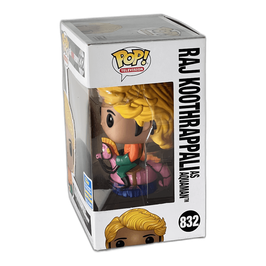 Raj Koothrappali as Aquaman 832 - 2019 Summer Convention - The Big Bang Theory - Funko Pop