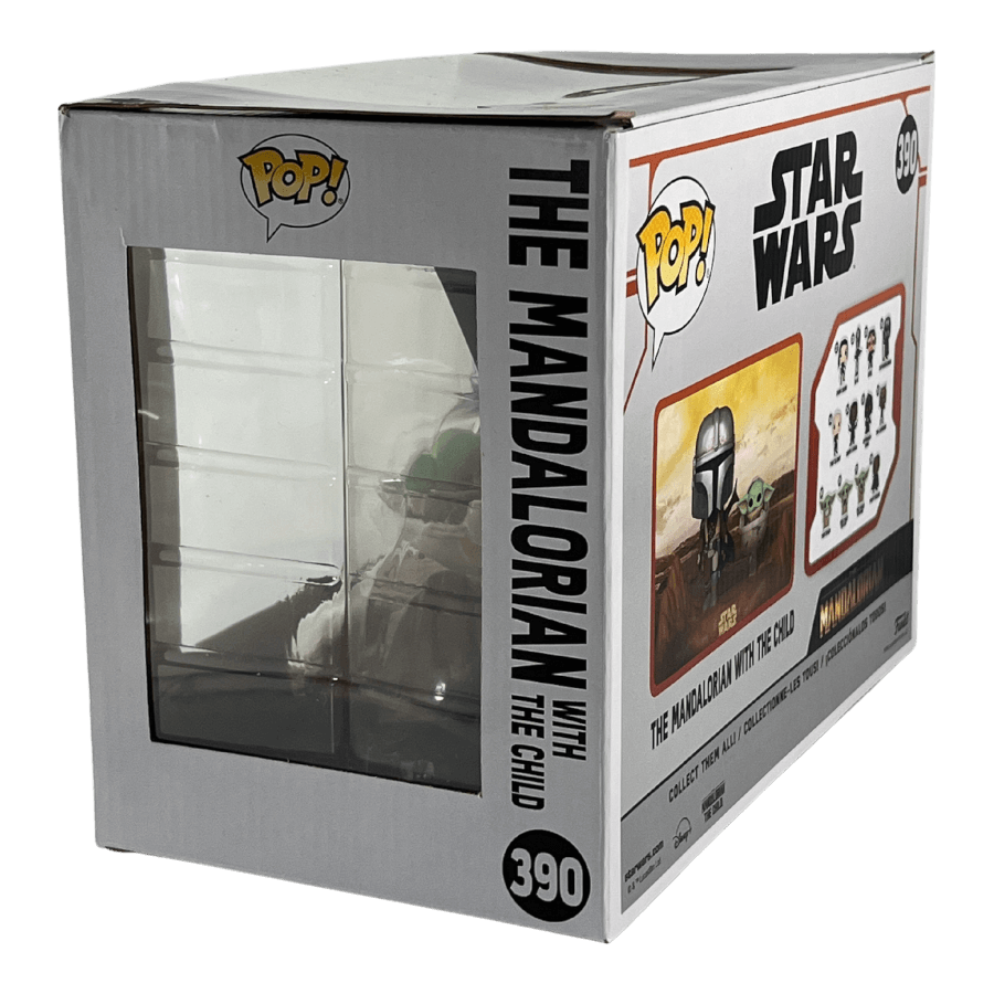 The Mandalorian with The Child 390 - Funko Pop Moments