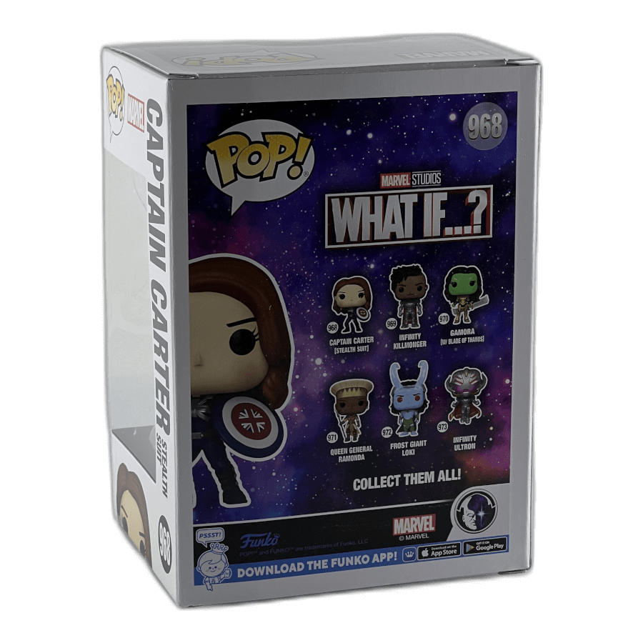 Captain Carter Stealth Suit 968 - What If Marvel - Funko Pop