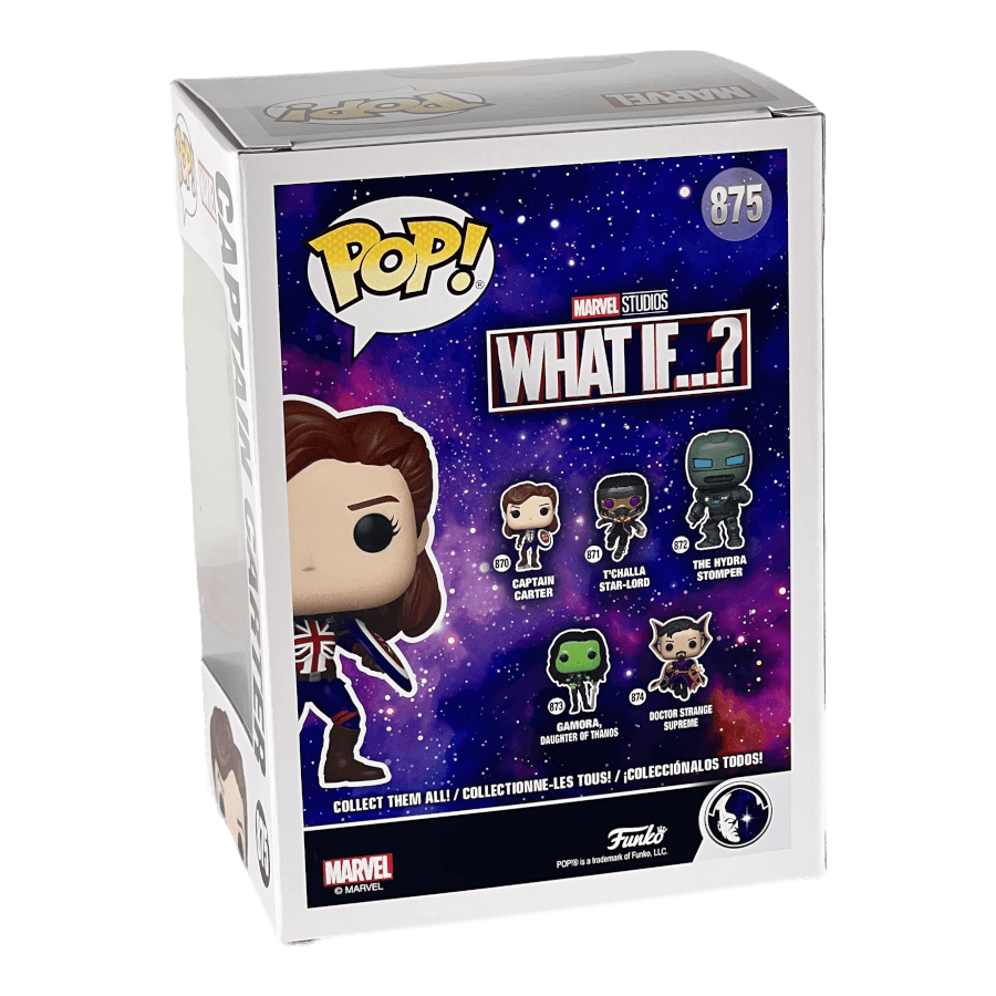 Captain Carter 875 - What If Marvel - GameStop Exclusive - Funko Pop