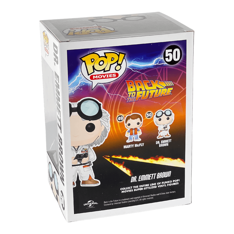 Dr. Emmett Brown 50 - Back to the Future - Funko Pop