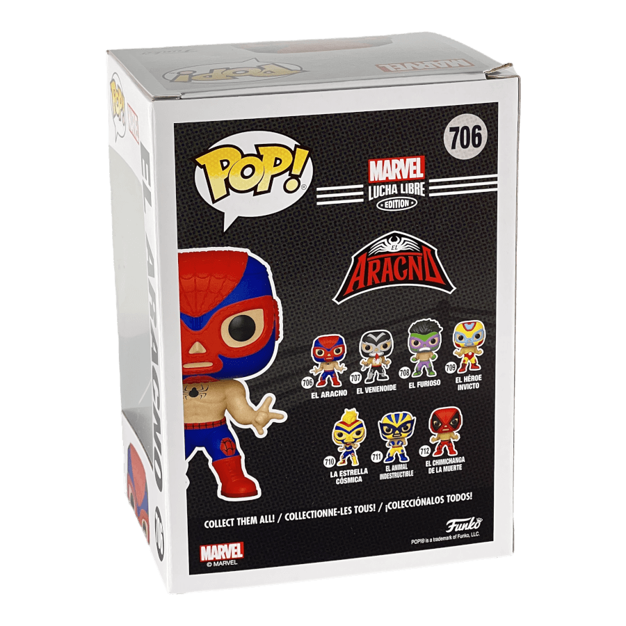 El Aracno 706 - Marvel Lucha Libre - Funko Pop