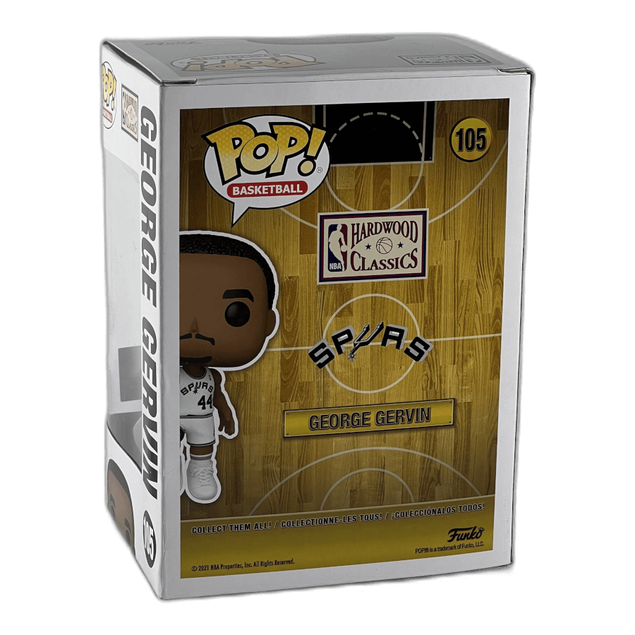 George Gervin 105 - San Antonio Spurs Legend NBA - Funko Pop