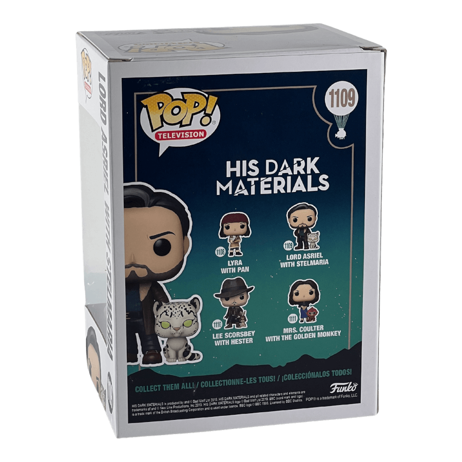 Lord Asriel with Stelmaria 1109 - His Dark Materials - Funko Pop