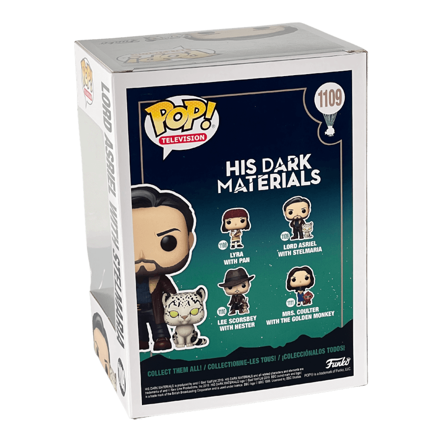 Lord Asriel with Stelmaria 1109 - His Dark Materials - Funko Pop