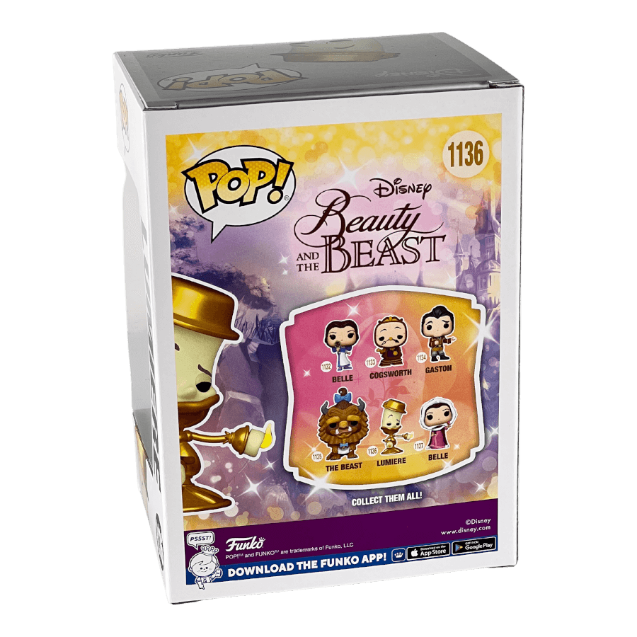 Lumiere 1136 - The Beauty and the Beast - Disney Funko Pop