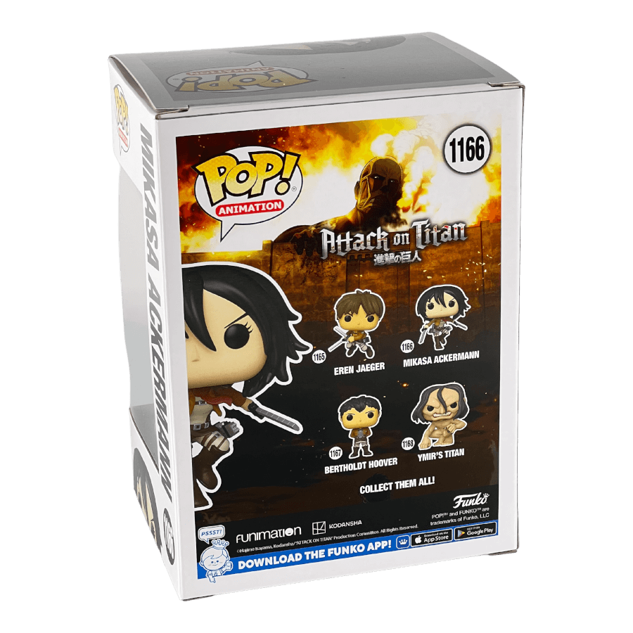 Mikasa Ackerman 1166 - Attack on Titan - Funko Pop