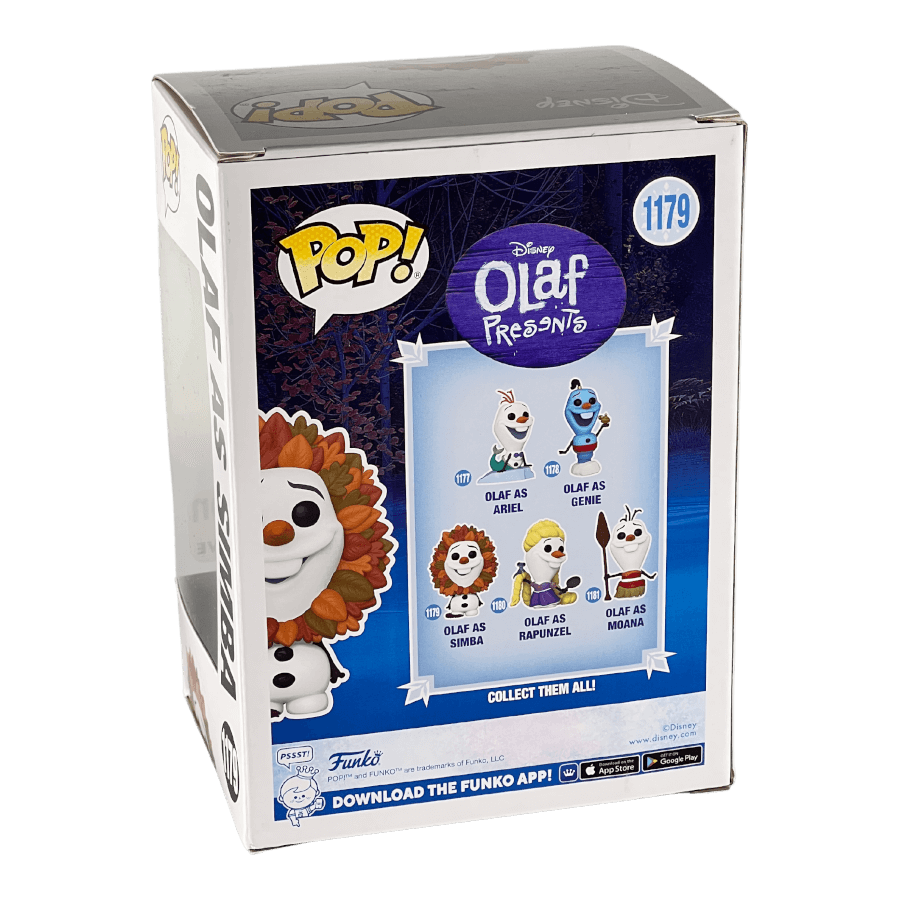 Olaf As Simba 1179 - Frozen - Funko Pop