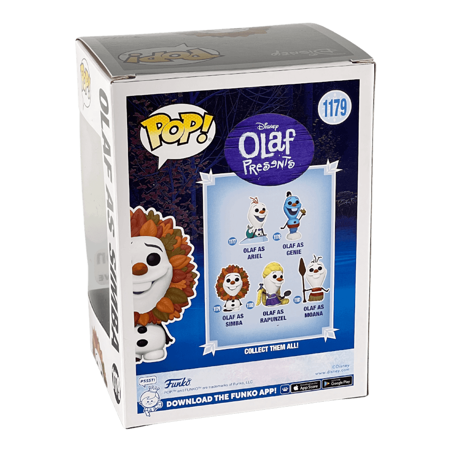 Olaf As Simba 1179 - Frozen - Funko Pop
