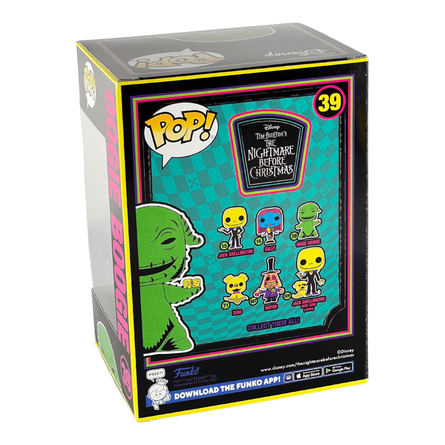 Oogie Boogie 39 (Black Light) - Disney - Funko Pop