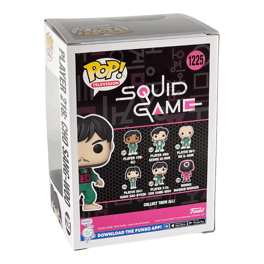 Player 218: Cho Sang-Woo 1225 - Squid Game - Funko Pop