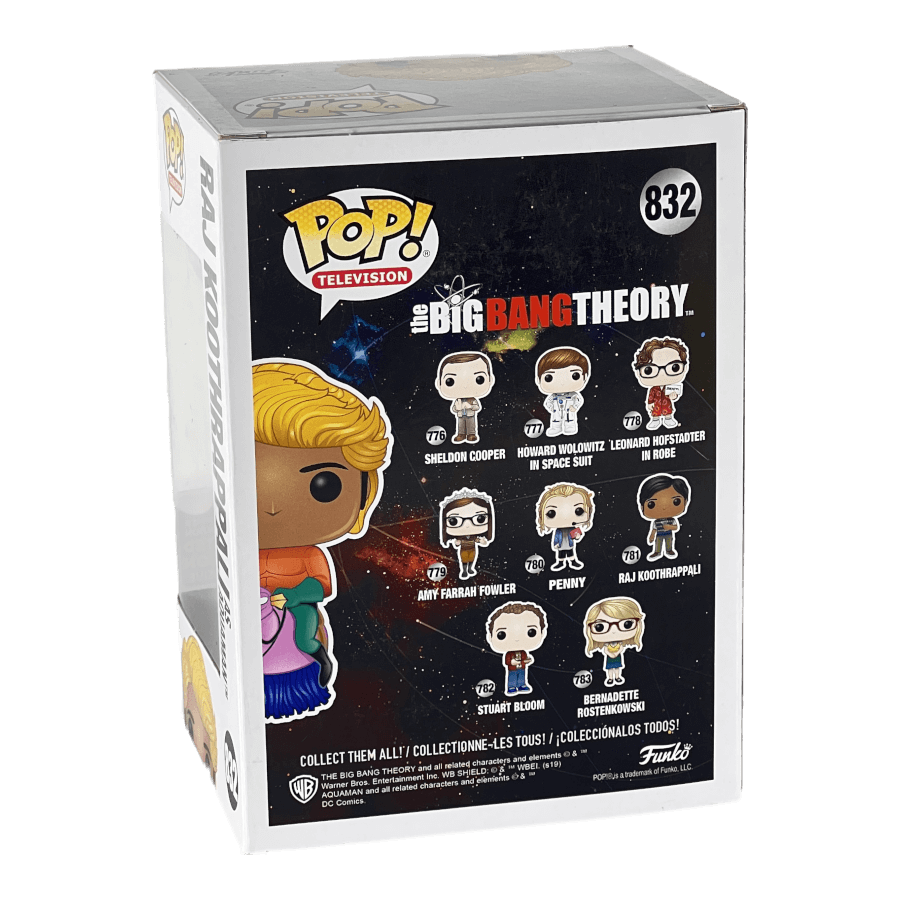 Raj Koothrappali as Aquaman 832 - 2019 Summer Convention - The Big Bang Theory - Funko Pop