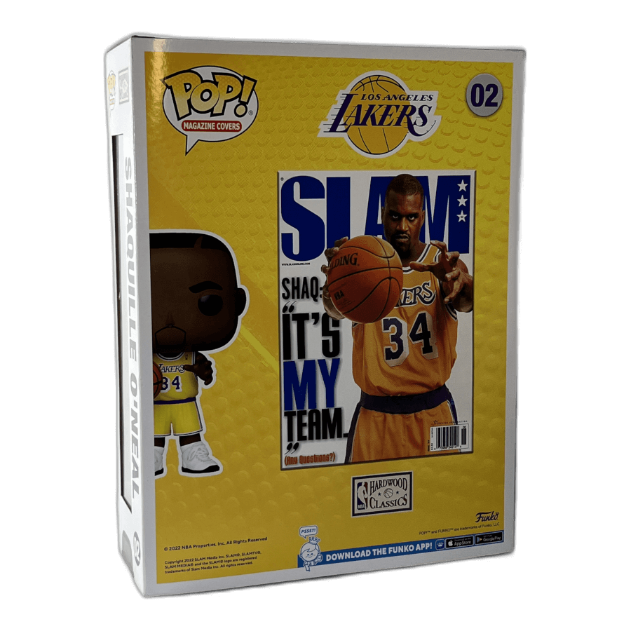 Shaquille O'Neal 02 - NBA Slam - Funko Pop w/ Magazine