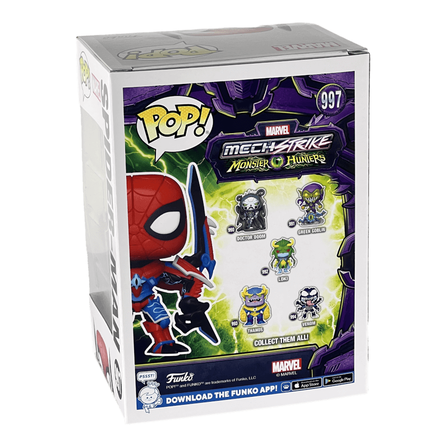 Spider-Man 997 CHASE (Glows in the Dark) - MechStrike - Funko Pop