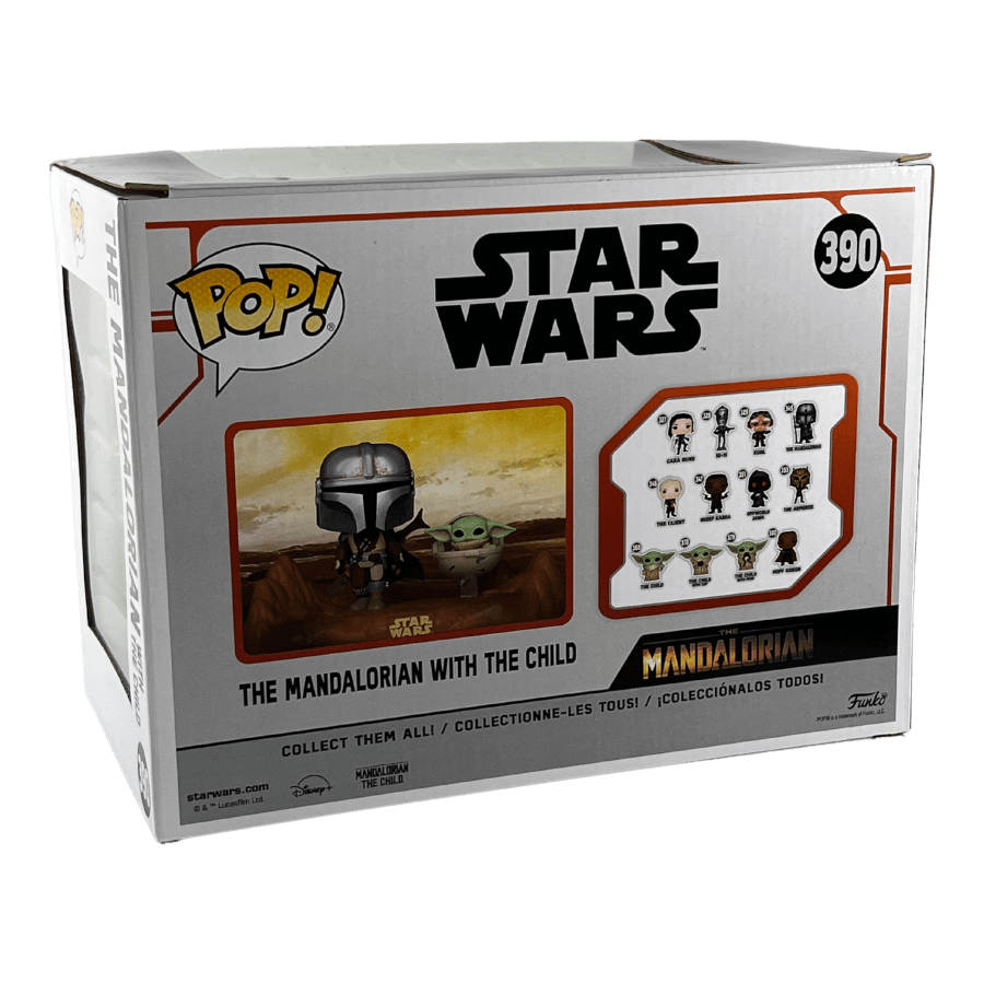 The Mandalorian with The Child 390 - Funko Pop Moments