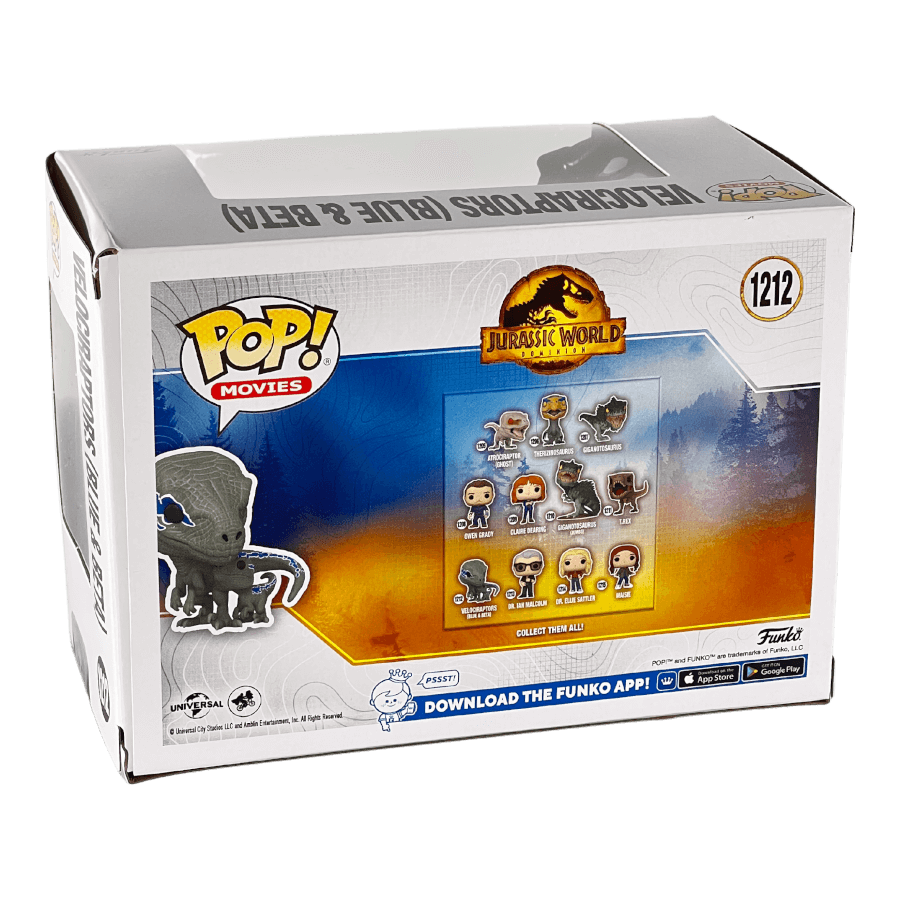 Velociraptors (Blue & Beta) 1212 - Jurrasic World - Funko Pop