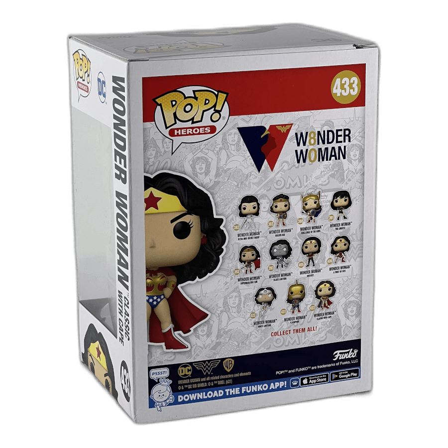 Wonder Woman Classic with Cape 433 - Funko Pop