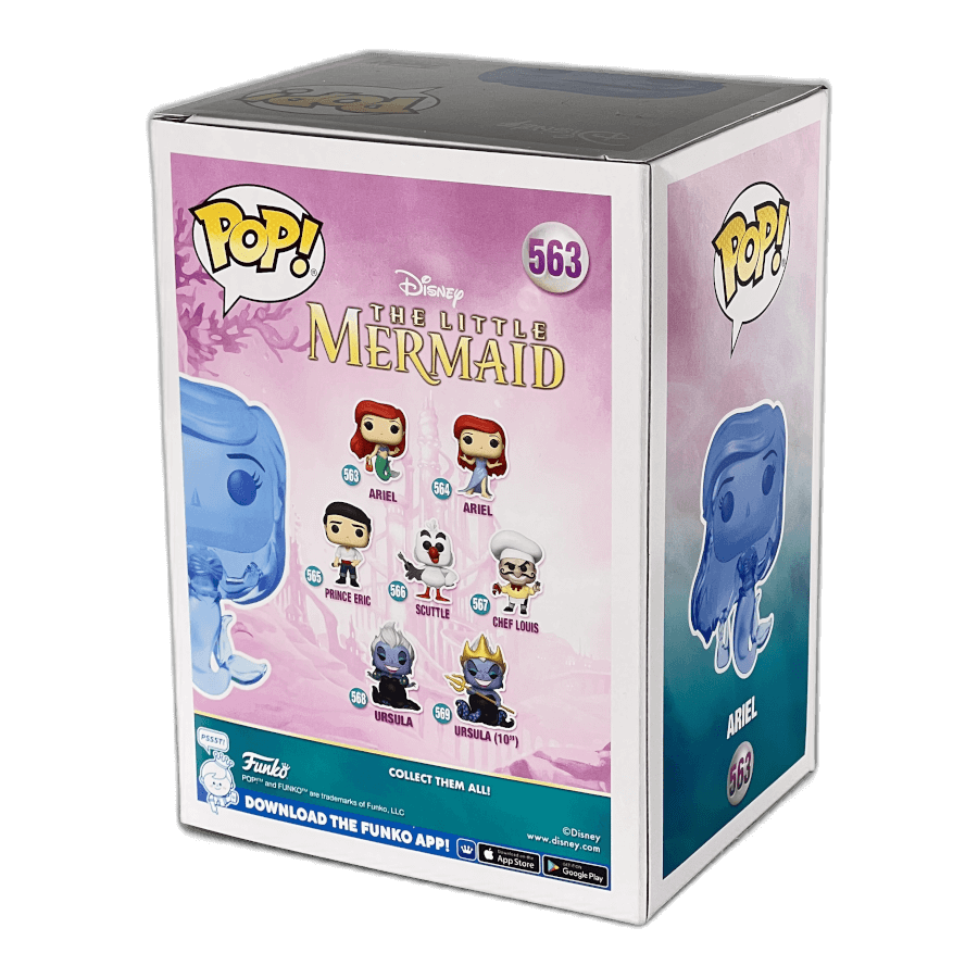 Ariel (Translucent Blue) 563 - The Little Mermaid - Funko Pop - EE Exclusive
