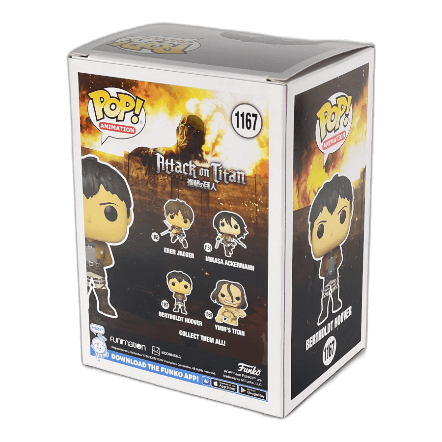 Bertholdt Hoover 1167 - Attack on Titan - Funko Pop