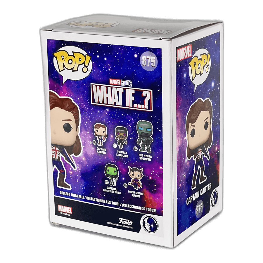 Captain Carter 875 - What If Marvel - GameStop Exclusive - Funko Pop