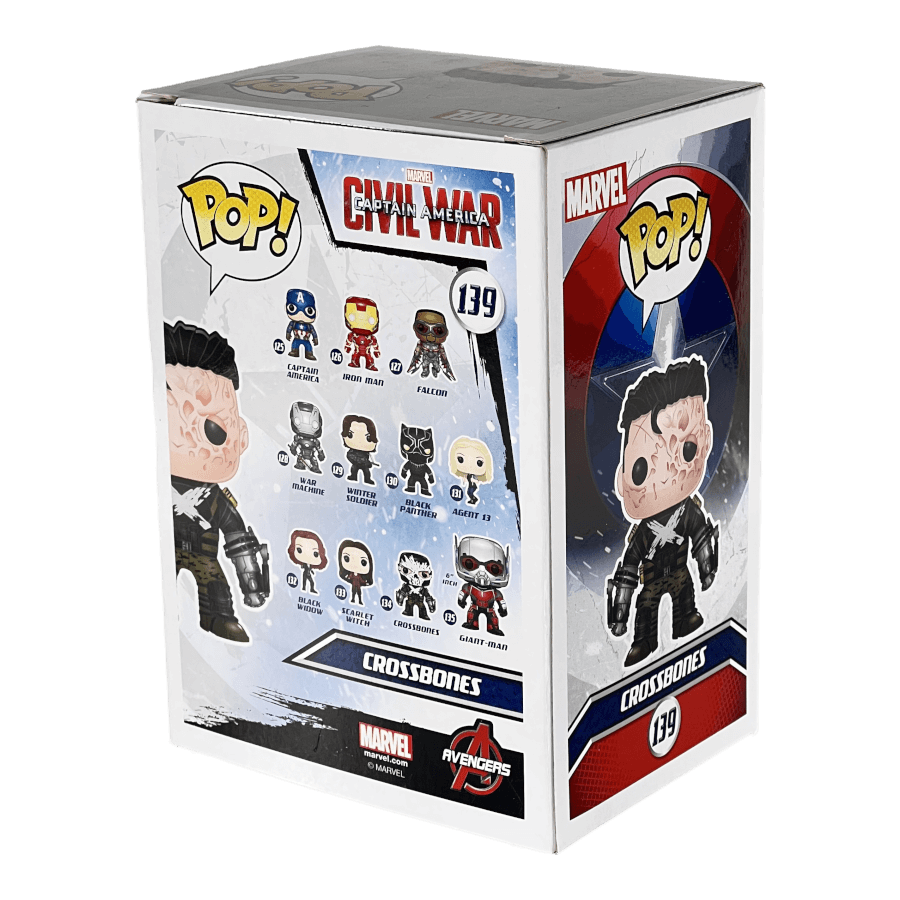 Crossbones (Unmasked) 139 - Civil War - Funko Pop
